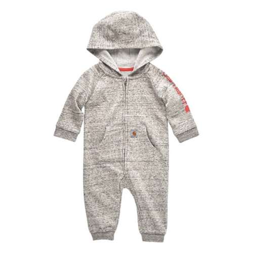 Baby Girls' Carhartt ZipFront Hooded Romper