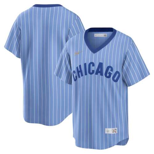 Chicago Cubs Banner Pinstripe Throwback Logo