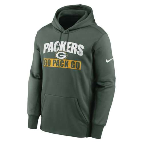 Nike Green Bay Packers Go Pack Go Therma Hoodie | SCHEELS.com