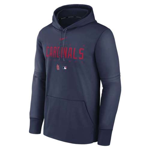 Nike St Louis Cardinals Mens Grey Authentic Thermal Long Sleeve