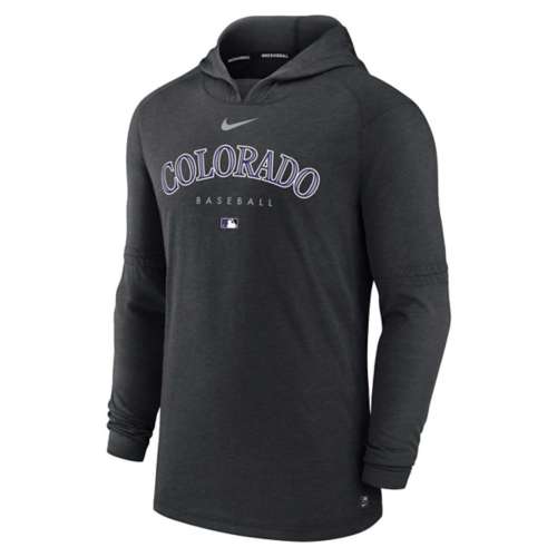 Nike Colorado Rockies Authentic Collection Hooded Long Sleeve Shirt Hoodie