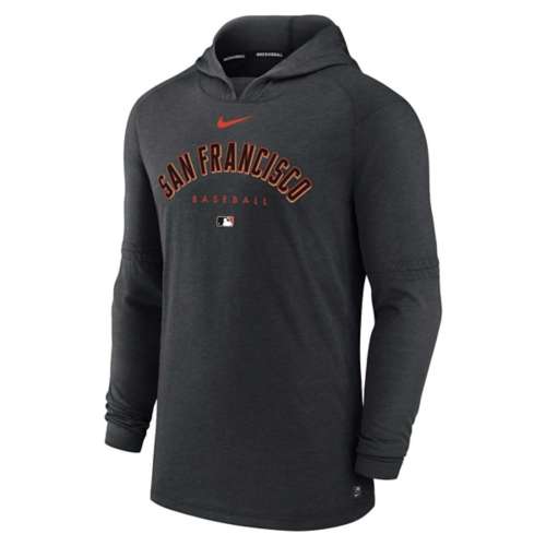 Nike Men's Miami Marlins Black Authentic Collection Dri-FIT Hoodie