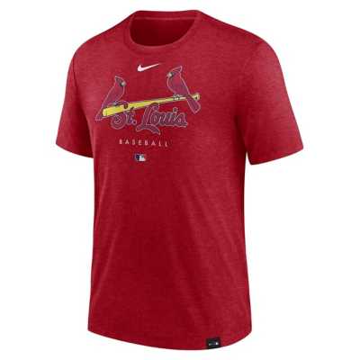 Nike St Louis Cardinals Mens Grey Authentic Thermal Long Sleeve Sweatshirt