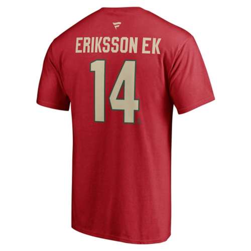 Fanatics Minnesota Wild Joel Eriksson Ek #14 Name & Number T-Shirt