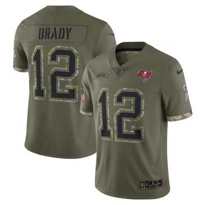 Nike Youth Tampa Bay Buccaneers Tom Brady #12 Wolf Grey Game Jersey