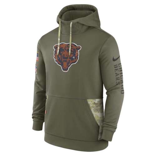 Women's Nike Brown Detroit Lions 2023 Salute to Service Pullover Hoodie Size: Extra Small