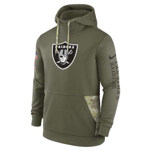 Youth Nike Brown Baltimore Ravens 2023 Salute to Service Club Fleece Pullover Hoodie Size: Small