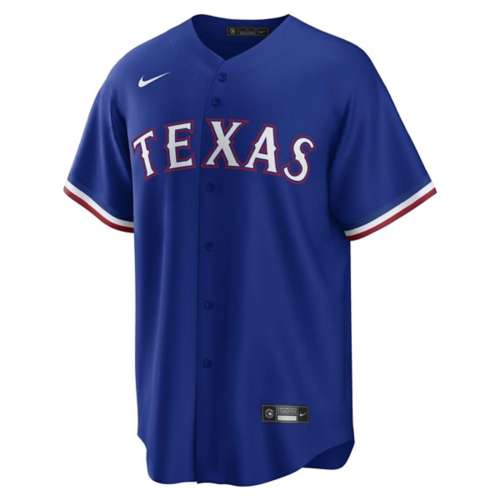Nike / Men's Texas Rangers Adolis Garcia #53 Blue Cool Base Jersey