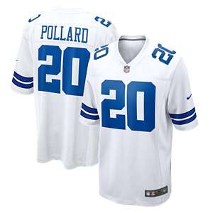 Nike Youth Dallas Cowboys Tony Pollard #20 Navy Game Jersey