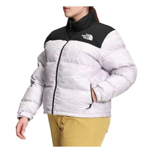 Women's The North Face Plus Size Printed 1996 Retro Nuptse Short Down Puffer Jacket