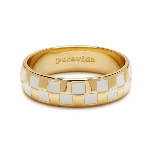 Women's Pura Vida Checkerboard Ring - Primary Image