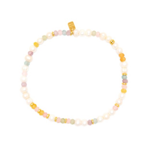Women's Pura Vida Venice Mixed Bead Stretch Bracelet