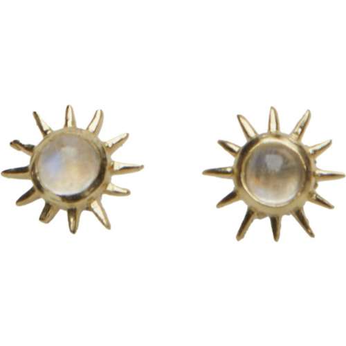 Pura Vida Moonstone Sunray Earrings