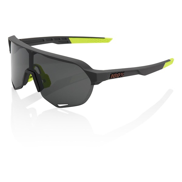 Men's One Hundred Percent S2 Sunglasses Soft Grey/Smoke