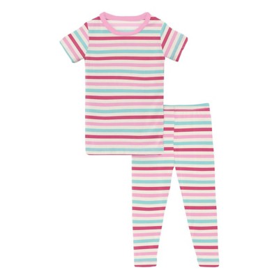 Toddler Kickee pants french Short Sleeve Pajama Set