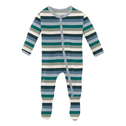 Baby Kickee Pants Zippered Footie Pajamas