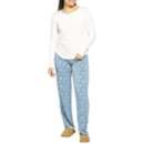 Women's Kickee Pants Loosey Goosey Long Sleeve T-Shirt & Pajama Pants Set