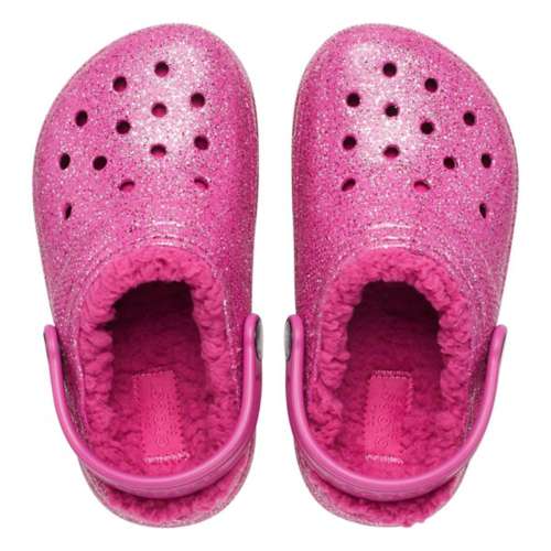 Crocs™ Classic Fuzz-lined Clog in Pink