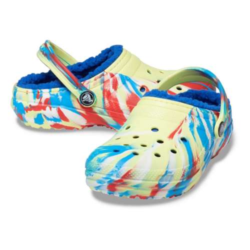 Toddler Crocs Classic Fuzz-Lined Clogs