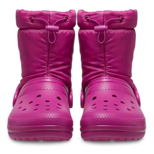 Big Kids' Crocs Classic Lined Neo Puff Winter Boots