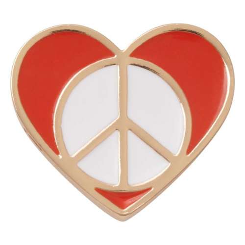 Peace sign jibbitz sales