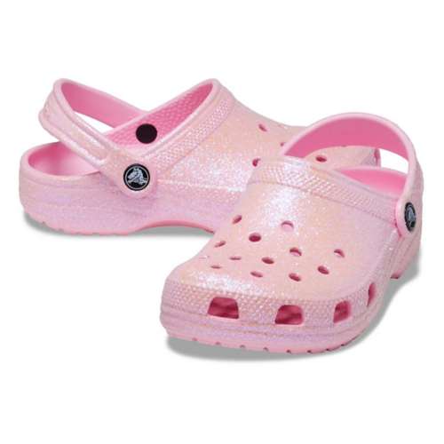 Big Kids' Crocs Classic Glitter Clogs