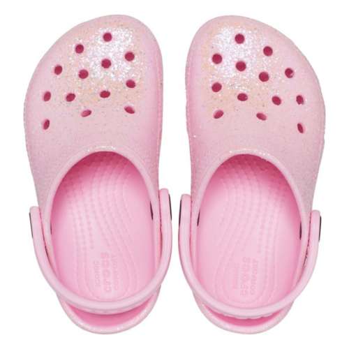 Toddler Crocs Classic Glitter Clogs