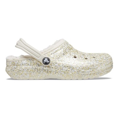 Toddler Crocs Classic Glitter Lined Clogs