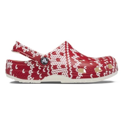 Adult Crocs Classic Holiday Sweater Clogs SCHEELS