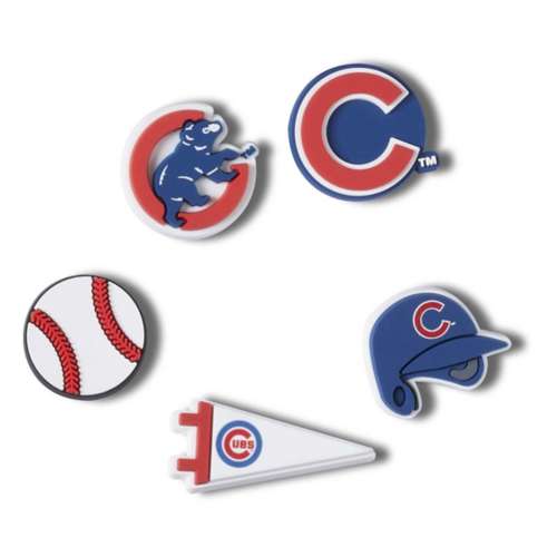 crocs Charms Chicago Cubs 5 Pack Jibbitz