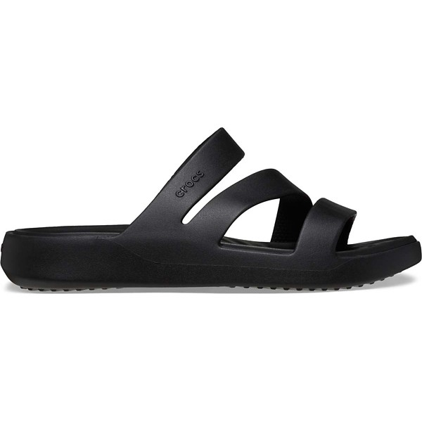 Women's Crocs Getaway Strappy Slide Sandals 7 Black