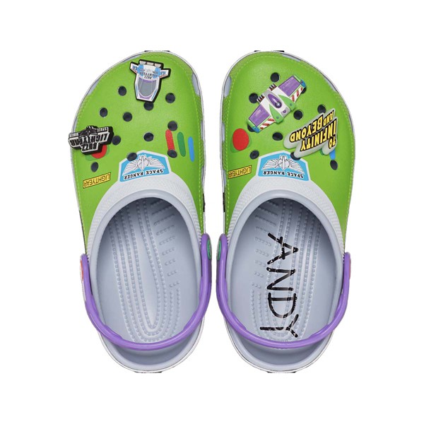Adult Crocs Buzz Lightyear Classic Casual Clogs Regular M4/W6 Green/Grey
