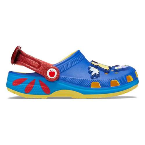 Little Kids' Blue crocs Snow White Classic Clogs