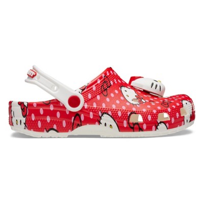 Adult Crocs Hello Kitty Clogs - Red
