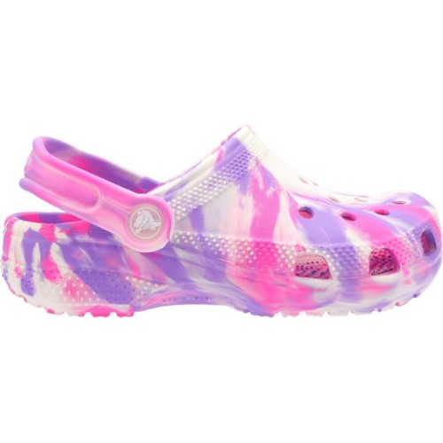 Big Kids' Crocs Classic Glow Marbled Clogs