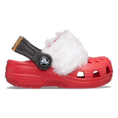 Toddler Crocs Classic Santa Clogs