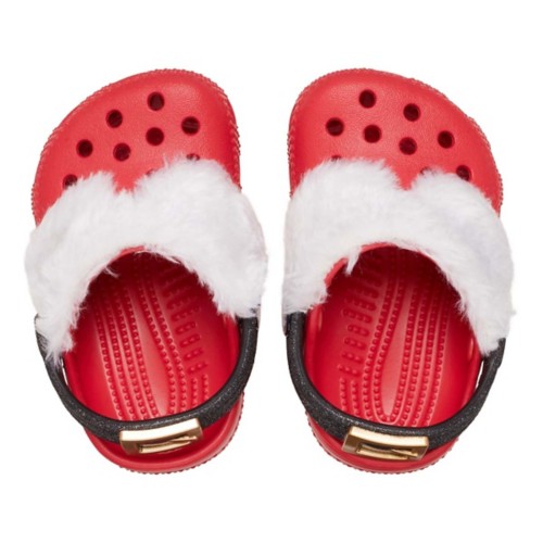 Toddler Crocs Classic Santa Clogs