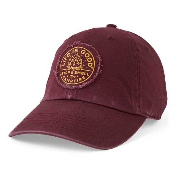 Women's Life is Good Smell The Campfire Tattered Chill Adjustable Hat product image