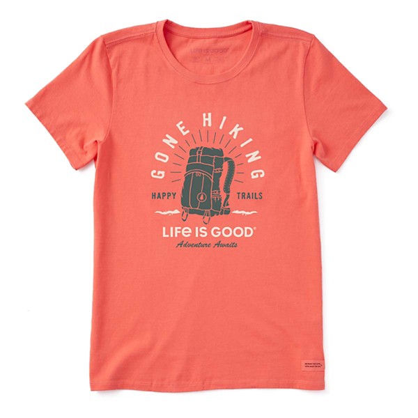 Women's Life Is Good Happy Trails Hiking T-Shirt product image