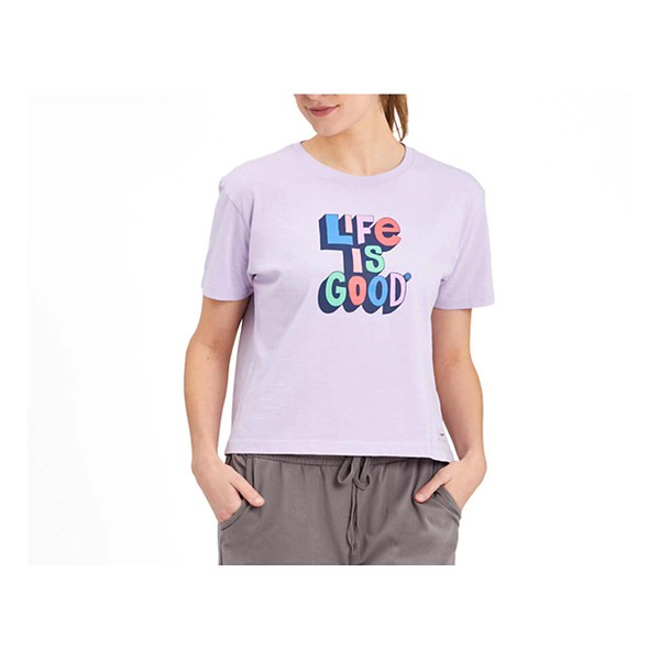 Women's Life Is Good Boxy T-Shirt product image