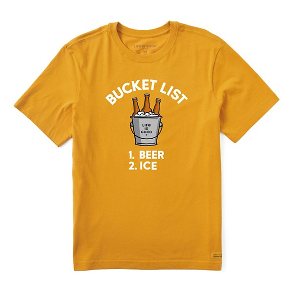 Men's Life is Good Bucket List Crusher-Lite T-shirt product image