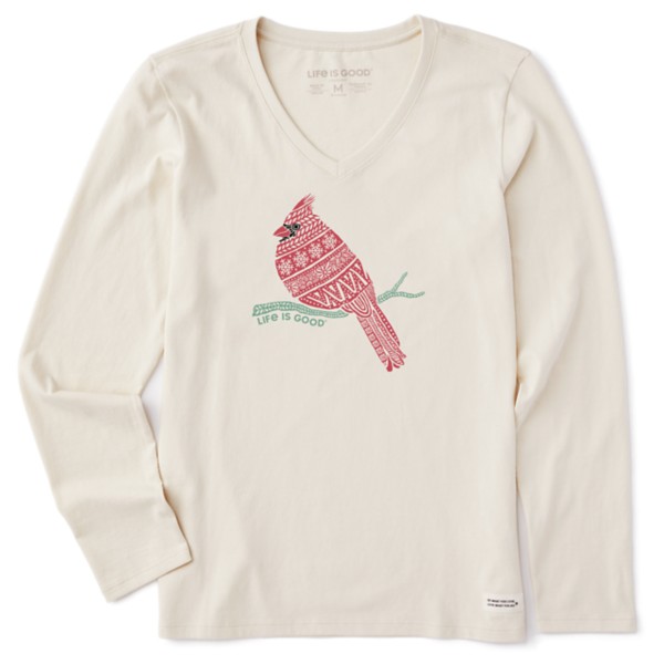 Women's Life is Good Tribal Cardinal Holiday Long Sleeve T-Shirt product image