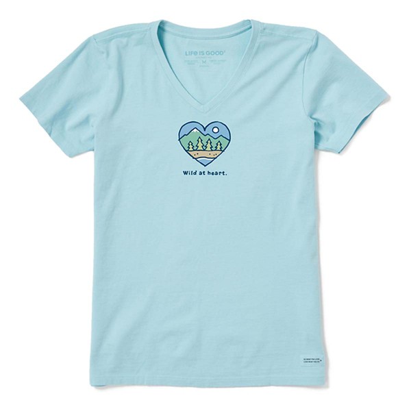 Women's Life Is Good Wild At Heart T-Shirt product image