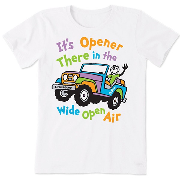 Women's Life is Good Wide Open There ATV T-Shirt product image