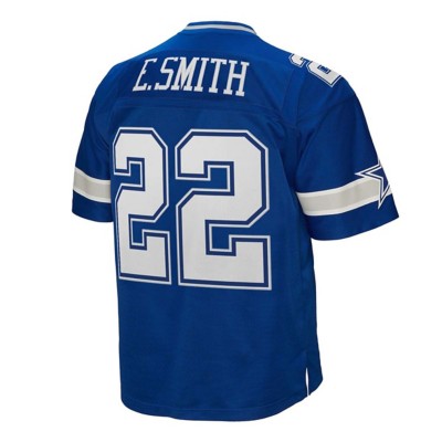 1996-00 DALLAS COWBOYS E. SMITH #22 RUSSELL ATHLETIC JERSEY (HOME