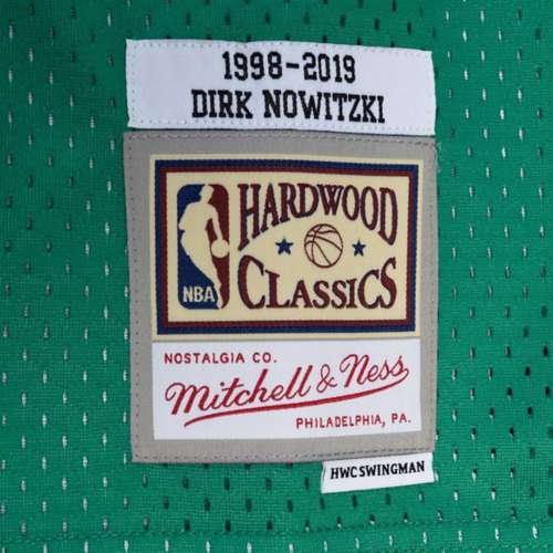 NBA DALLAS MAVERICKS 1998 OFF WHITE SWINGMAN JERSEY DIRK NOWITZKI