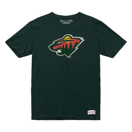 Mitchell and Ness Minnesota Wild Logo T-Shirt