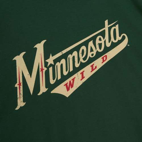 Mitchell and Ness Minnesota Wild Logo Long Sleeve Shirt