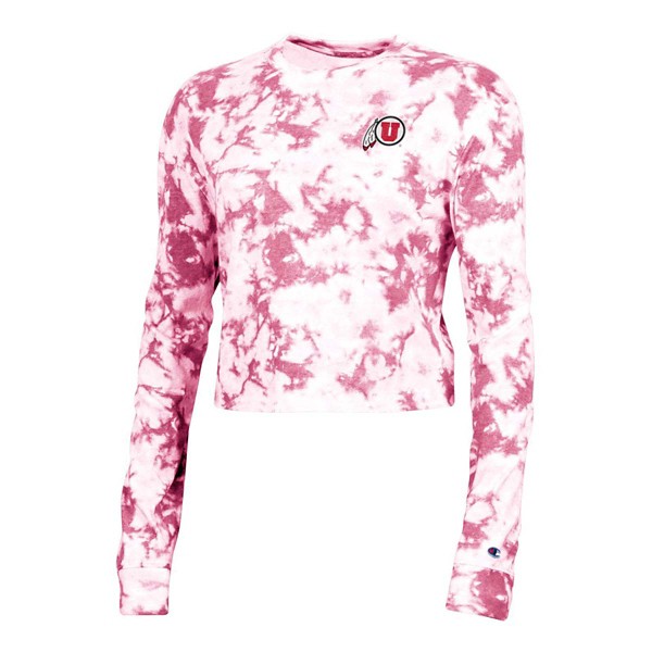 Champion Women's Utah Utes Crush Dye Long Sleeve Shirt product image