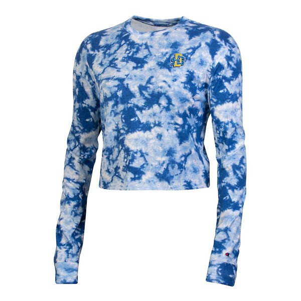 Champion Women's South Dakota State Jackrabbits Crush Dye Long Sleeve Shirt product image